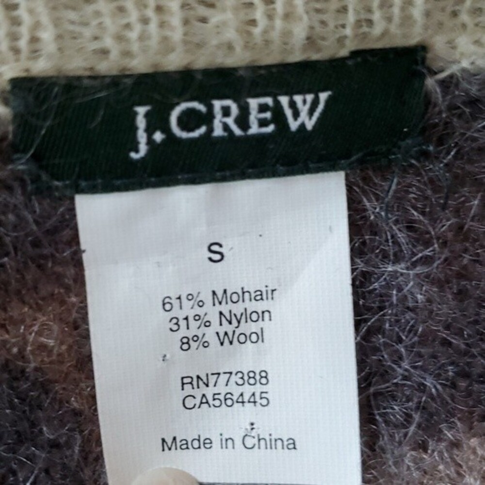 J. CREW LEOPARD WOOL SWEATER DRESS ANIMAL PRINT SIZE SMALL MOBWIFE COSTUME - Picture 8 of 12